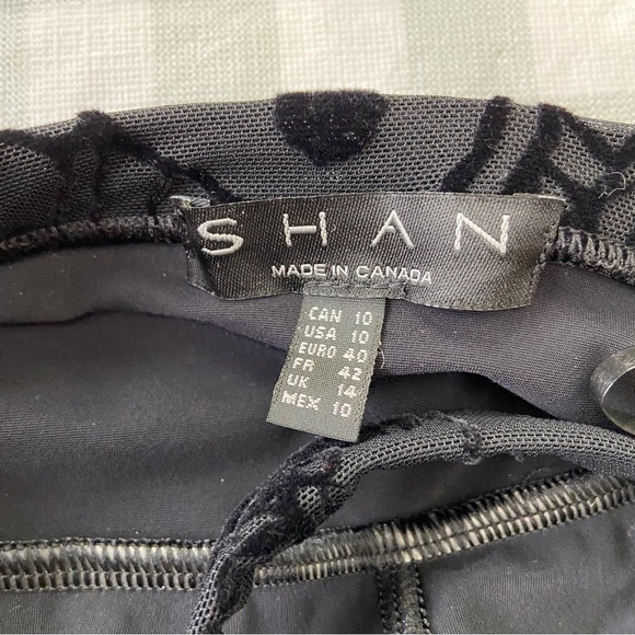 Shan mini dress cover up black halter neck mini size 10 resortwear summer spring - Picture 10 of 15